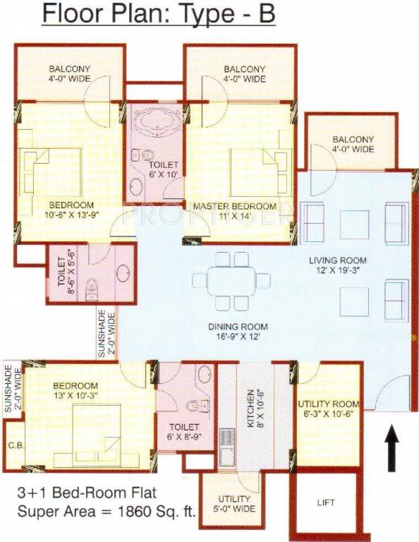 Floor Plan Type D