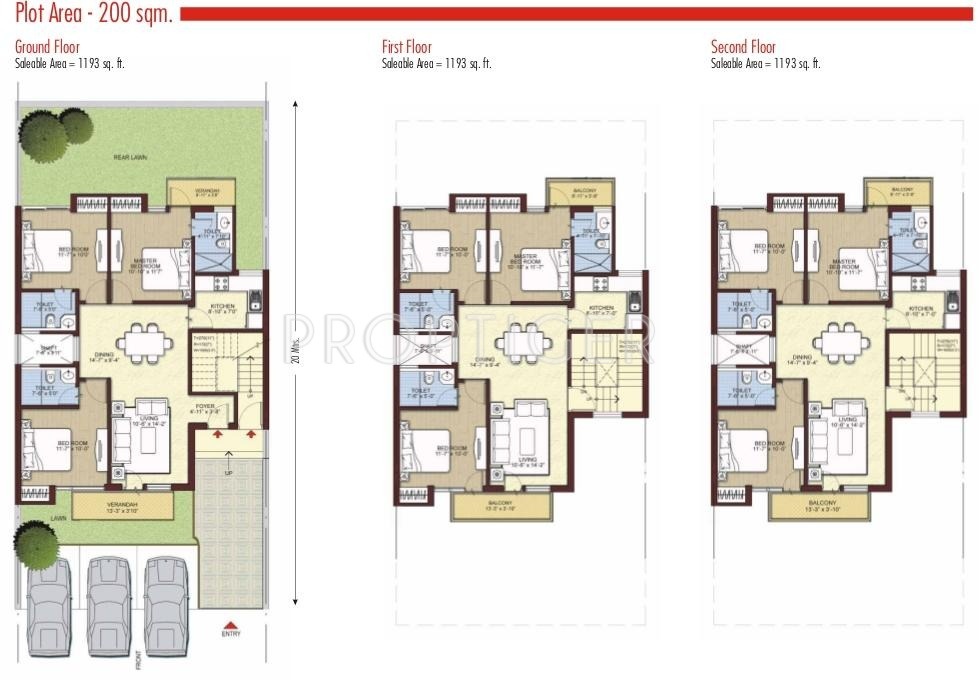 unitech-uni-homes-cluster-plan-247715